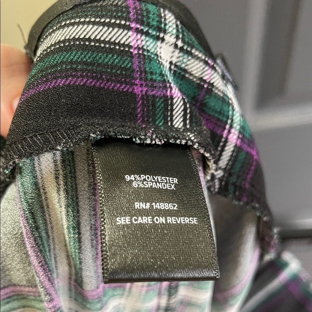Torrid Black Plaid Pants - Picture 9 of 10